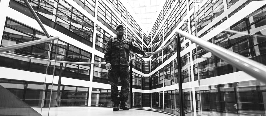 Kay Stübner beim Fotoshooting "Gesichter des Lebens" im Willy Brandt Haus