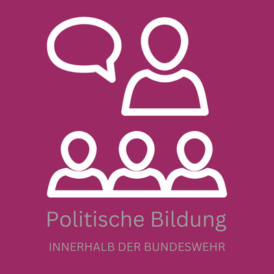 Wir führen politische Bildung in der Bundeswehr durch 