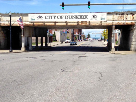 2017 : Dunkirk Railway bridge with Lake Erie in the distance. Photo taken by Donna Di Maio