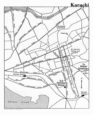 Karachi city map