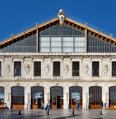 Gare de Marseille Railway station facade