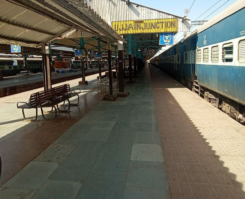 Ujjain Railway Station platforms