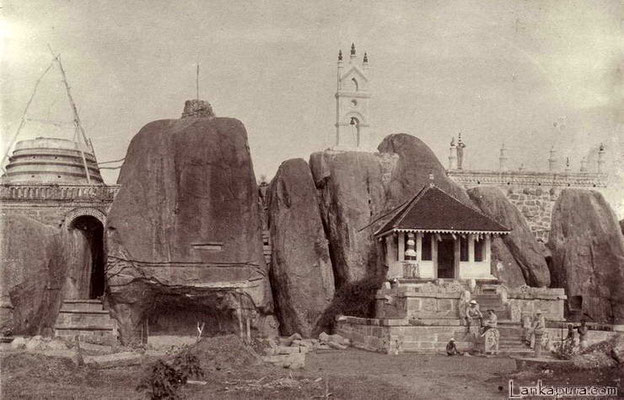 Isurumuniya Rock Temple Anuradhapura c_1909