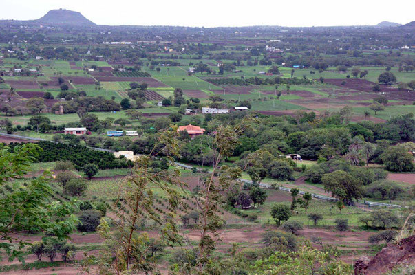 Meherazad, view from Seclusion Hill, India