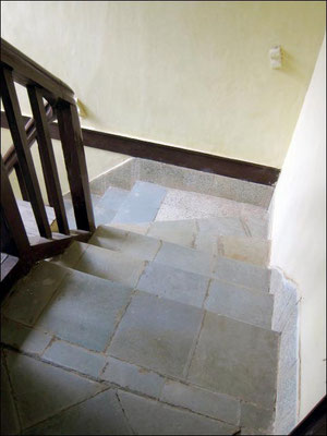 stairway off the porch