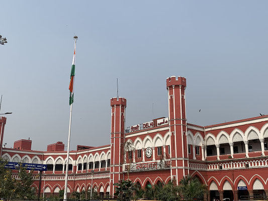Old Delhi Railway Station entrance