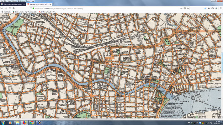 Northern Shanghai map
