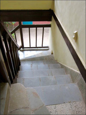 stairway off the porch