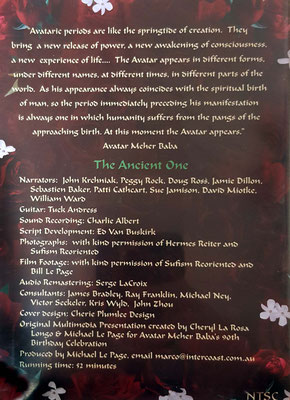 DVD - Back Cover