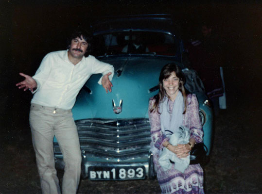 2011 - Ursula & Ed van Buskirk with Baba's 1947 Chevrolet car.