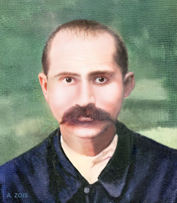 Gustadji Hansotia. Image rendition by Anthony Zois.