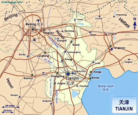 TIENTSIN map