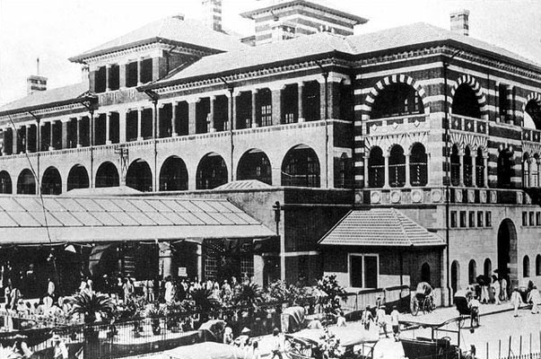 Photo was taken prior to the Fe. 1932 bombing of the station by the Japanese forces.