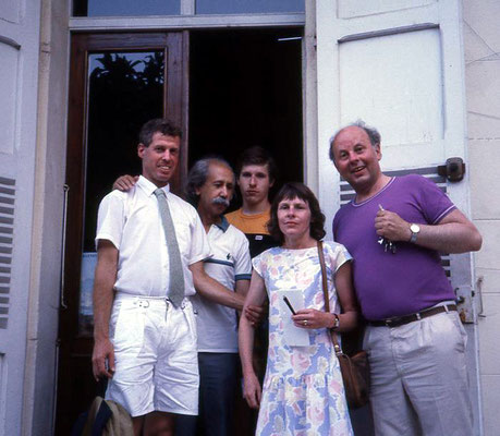 Cannes, 1980 : Will with Antonio from Portugal, Carol Pullen and John Pullen