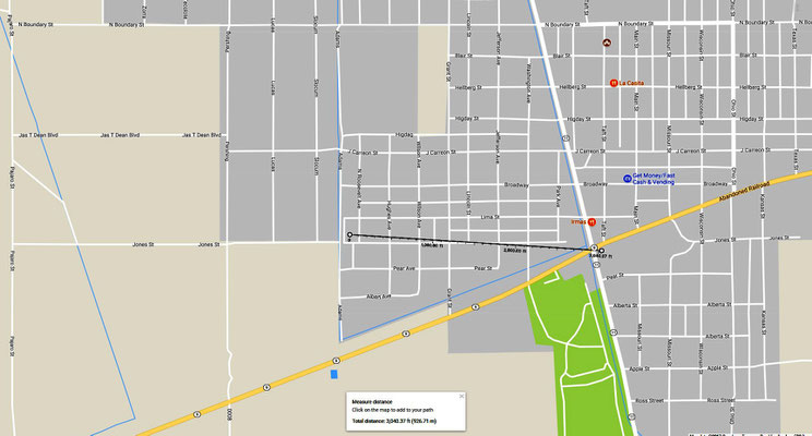 This map shows the location of the Columbus Railway Station & The Perfect Man Shrine and the distance between them.