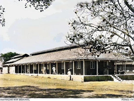The Mess room and sisters' quarters of No. 34 Welsh General Hospital in Deolali, India, c. 1917