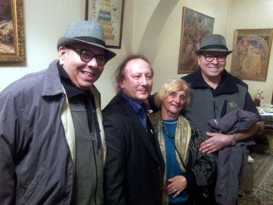  Rustom & Sohrab Irani with Jim & Sofie Miskias at Fitzroy. Photo taken by Anthony Zois