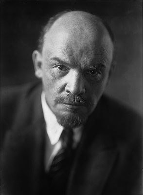 Vladimir Lenin, Russian leader.