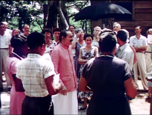 1956 ; Meher Center, Myrtle Beach, SC. ;  Meher Baba on the Center. The images were captured by Anthony Zois from a film by Sufism Reoriented.