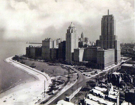 Lake Shore Drive and Michigan Avenue, 1930s