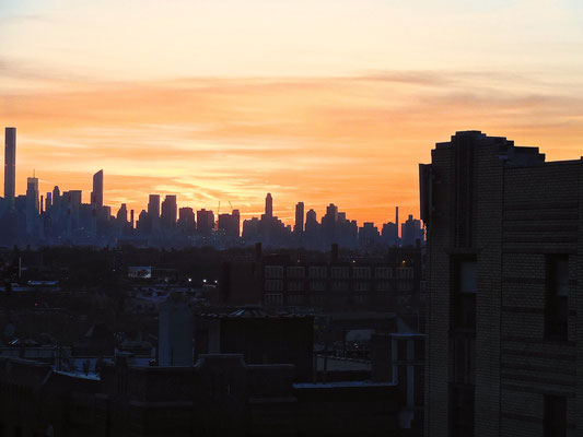 Sunset in New York City