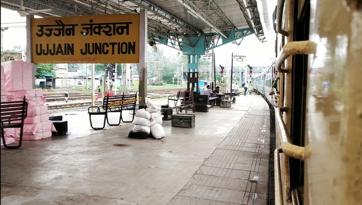 Ujjain Railway Station platforms