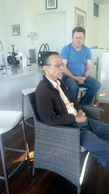  Meherwan Merchant at Mark & Stella McCammon's home. Photo taken by Anthony Zois