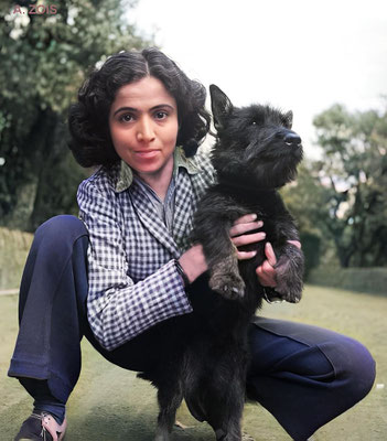 MANI IRANI & CRACKER the Terrier. Image rendition by Anthony Zois.
