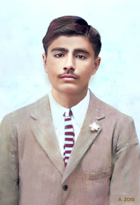 Rustom K, Irani. Image rendition by Anthony Zois.