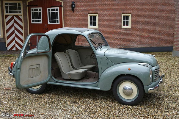 Example of a 1950 Fiat Topolino