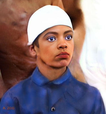 AGHA ALI. Image rendition by Anthony Zois.