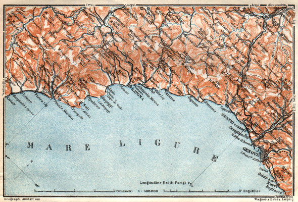 Genoa map.