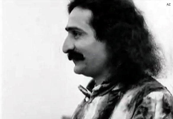1932 : Meher Baba in New York. Image taken from a film and edited by Anthony Zois