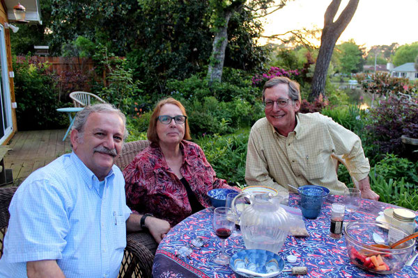 Lunch at Nth Myrtle Beach - April 2015 ; ( L-R ) Anthony Zois, Valerie Mc Kean & Alex