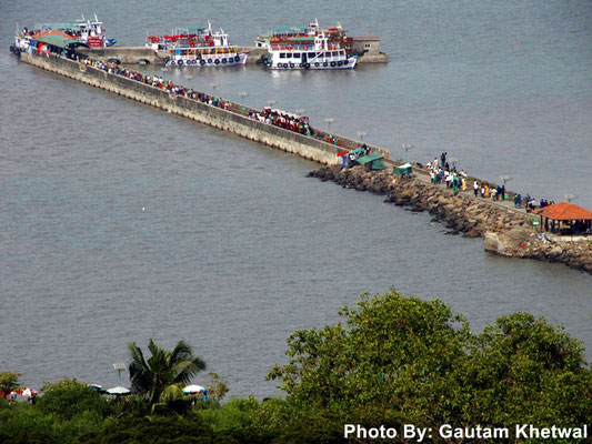 Elephanta Is jetty.