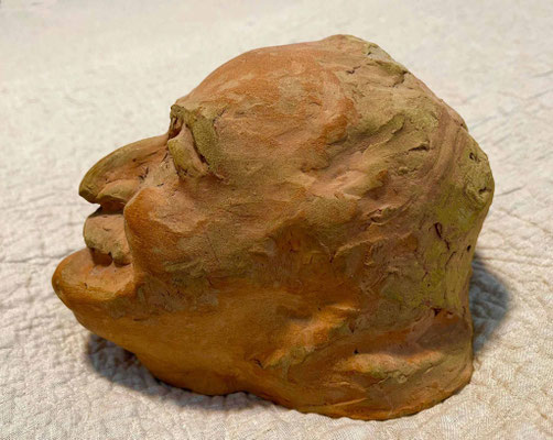Bust sculptured by Diane Dimpfl . Courtesy of Buzz & Ginger Glasky.
