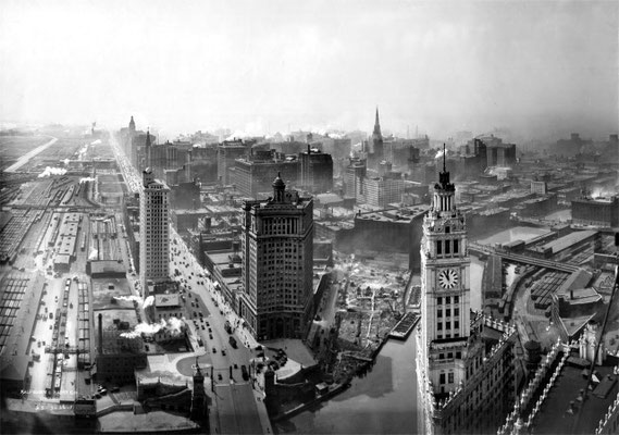 Chicago Skyline, ca. 1925