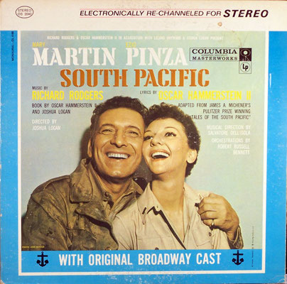 1949 Broadway LP recording - starring Mary Martin & Ezio Pinza