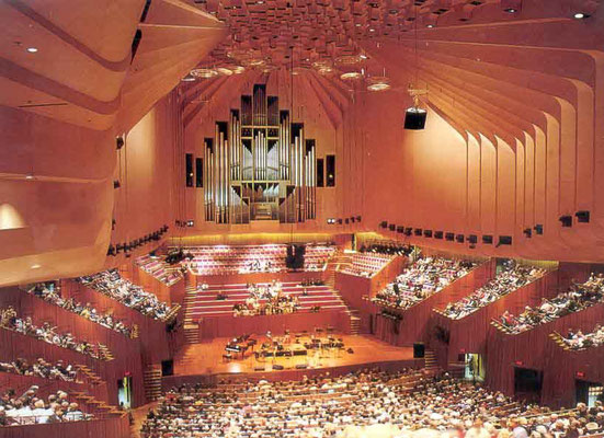 Inside the main concert hall - Sydney Opera House