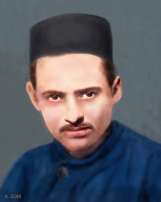 'Pendu' Irani. Image rendition by Anthony Zois.