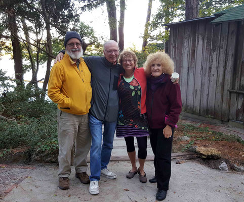 2017 ; Meher Center, Myrtle Beach, SC. Ken, Betty , Katie with Arthur Kimball. Photo taken by Anthony Zois