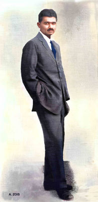 Rustom K. Irani. Image rendition by Anthony Zois.