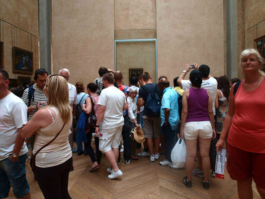 Reality view of the Mona Lisa