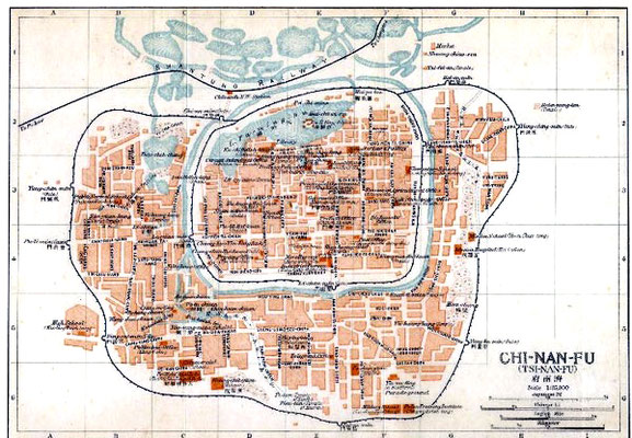 Tsinan Town map