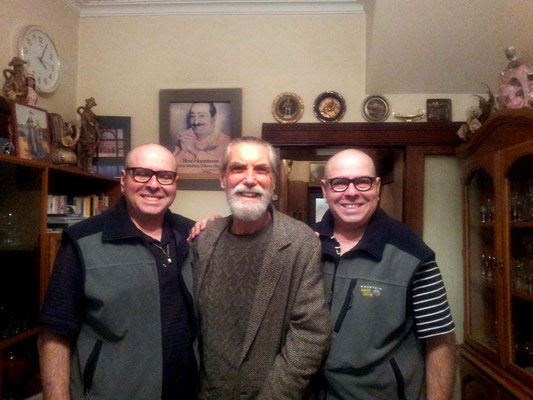  Rustom & Sohrab Irani with Richard Lockwood at Fitzroy. Photo taken by Anthony Zois