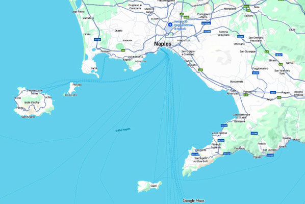 Naples map