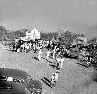 A view from the museum probably taken during the the Entombment in early February, 1969. Courtesy of  Sriramamoorthy Collection & AMBCCPT.