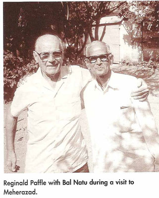 Bal with Reg Paffle at Meherazad