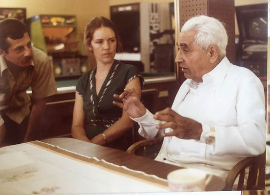 Adi with Terry Adams.Courtesy of Susan White.