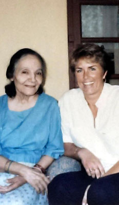 India - 1986 : Mehera with Vesta Clinton